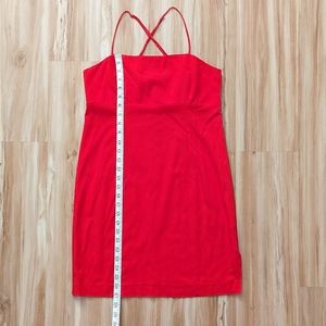 Urban Outfitters Red Crossback Mini Dress